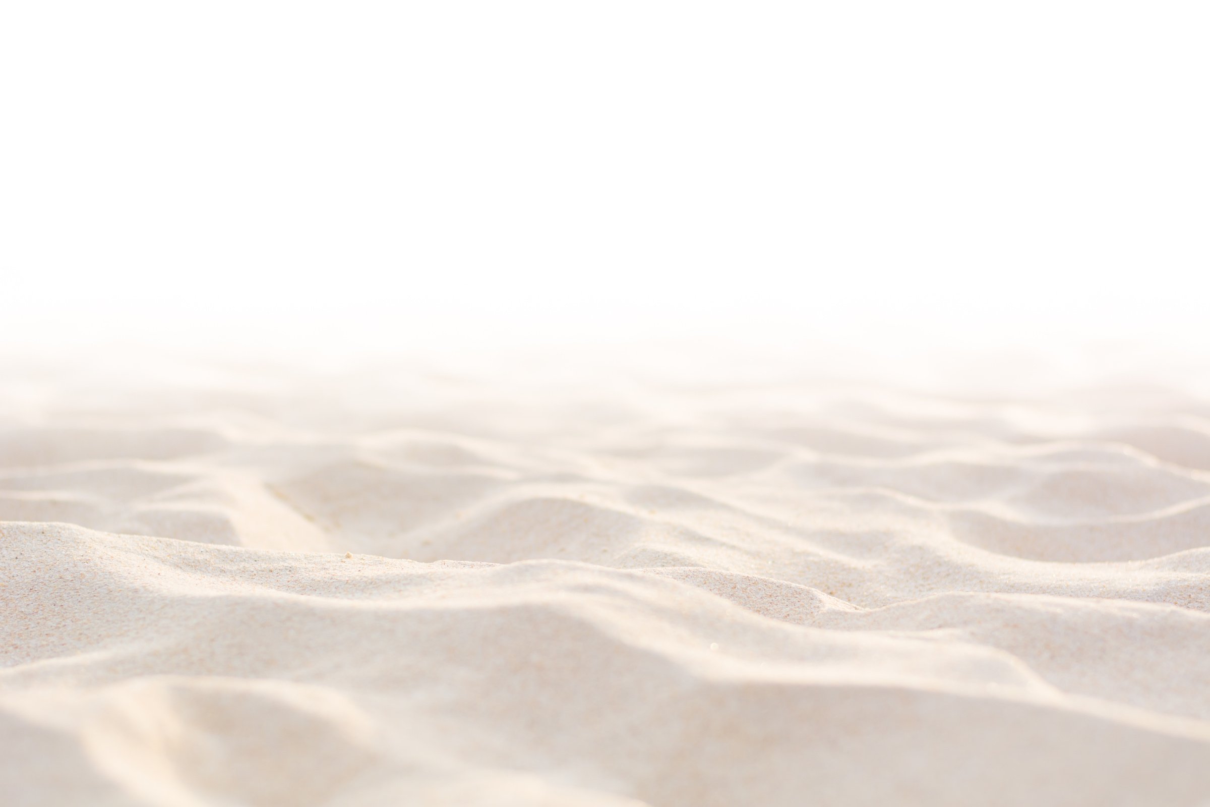 Sand beach texture white background